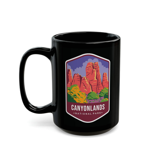 Canyonlands National Park Black Coffee Mug