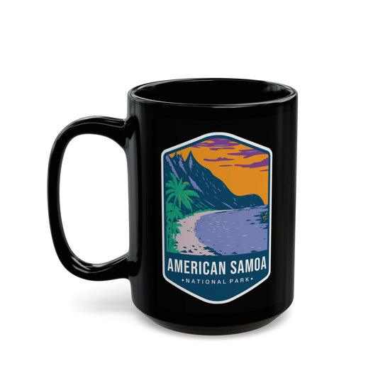American Samoa National Park Black Mug